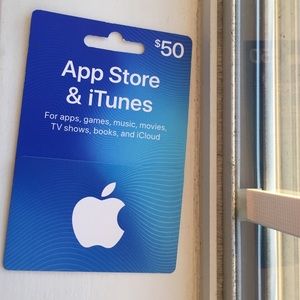 iTunes gift card!